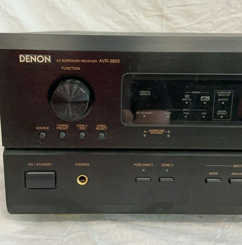 Denon Receiver With Remote - image 3 of 6