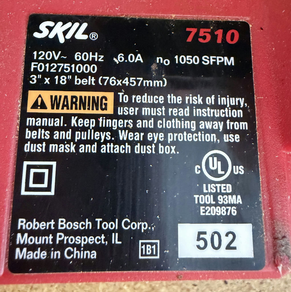 Skil Sandcat Belt Sander - image 3 of 6
