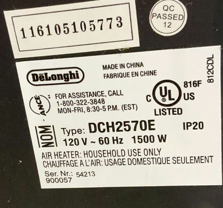 2 DeLonghi Safeheat Space Heaters - image 5 of 5