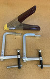 Assorted clamps and bench vise - thumbnail 6 of 7