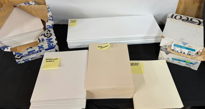 Cardstock and Paper Stock Packs (Matrix Laid Cover and Quantum Opaque) - Image 1 of 4