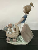 Lladro Girl With Puppies - thumbnail 2 of 6