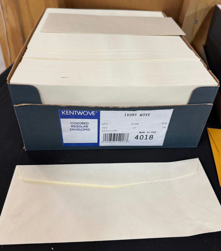 Assorted envelopes and blank notecards in boxes - image 2 of 6