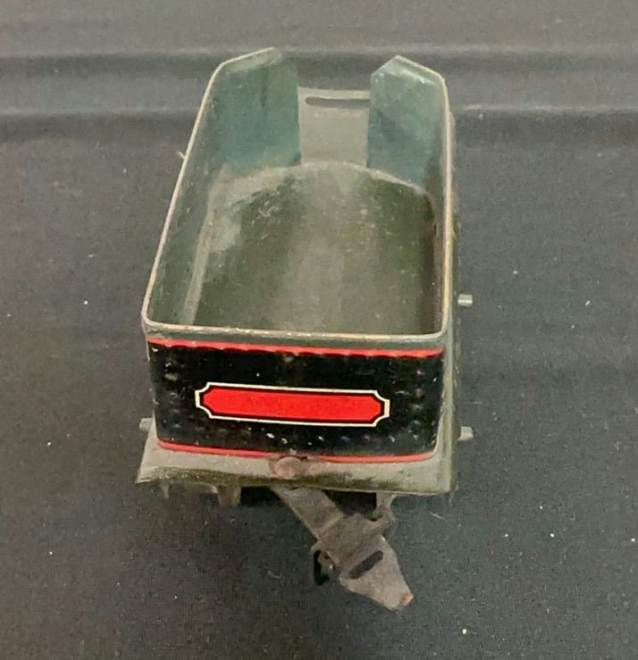 Antique Ives Tinplate Toy Train Set with Locomotive and Cars - image 11 of 12