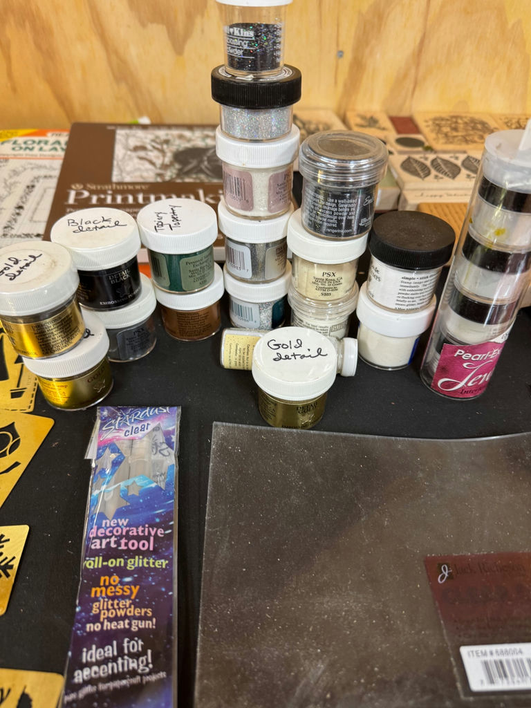Premium Rubber Stamp & Printmaking Lot - image 3 of 8