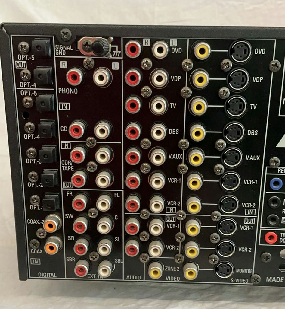 Denon Receiver With Remote - image 4 of 6