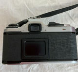 Two vintage film cameras: Kodak Vigilant Junior Six-20 folding camera and Pentax ME Super 35mm SLR - thumbnail 3 of 6