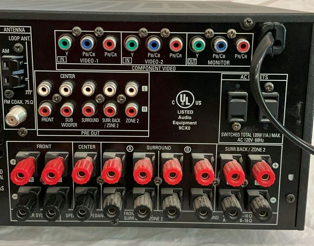 Denon Receiver With Remote - image 6 of 6