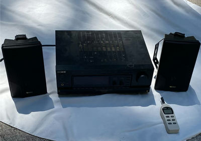 Sony Stereo Receiver and Advent Speakers - Image 1 of 9