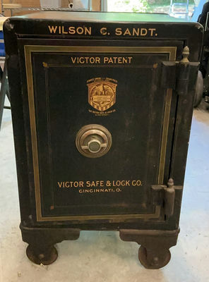 Antique Safe With Keys And Combination - Image 1 of 10