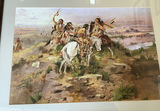 Framed Charles Russell Print, - thumbnail 2 of 3