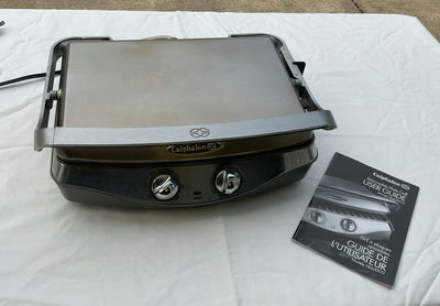 Calphalon Removable Plate Electric Grill with User Guide - Image 1 of 5
