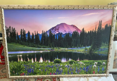 Stunning Large Print Of Mount Rainier - Image 1 of 5