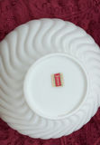 Milk glass tableware collection with lidded bowls, goblets, and a compote - thumbnail 4 of 12