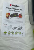Mueller Onion Chopper Pro Deluxe Blade Set and Mandoline Grater Pro - thumbnail 4 of 6