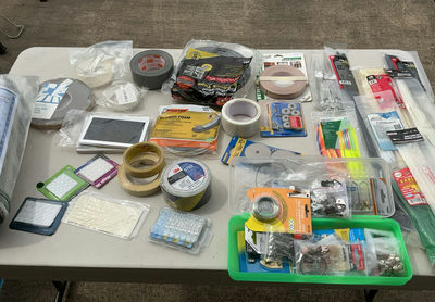 Assorted hardware and weatherproofing supplies - Image 1 of 8