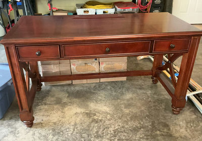 Well-Made Wooden Desk - Image 1 of 5