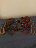 Assorted wooden bead necklaces - thumbnail 1 of 3