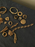 Assorted gold jewelry - pins, rings and bracelets - thumbnail 3 of 3