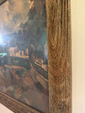 Framed rustic landscape painting - thumbnail 3 of 3