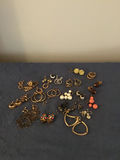 A collection of Vintage earrings with screw backs - thumbnail 1 of 3