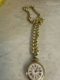 Westclock Gold pocket watch with chain - thumbnail 2 of 2