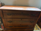 Vintage wooden chest of drawers - thumbnail 1 of 4