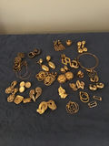 Gold-toned earrings collection - thumbnail 1 of 3