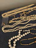 Assorted white bead necklaces, earrings - thumbnail 2 of 3