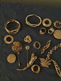 Assorted gold jewelry - pins, rings and bracelets - thumbnail 2 of 3