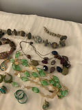 Assorted jewelry: necklaces, bracelets, earrings, and rings - thumbnail 3 of 3