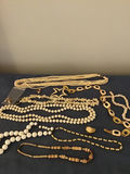 Assorted white bead necklaces, earrings - thumbnail 1 of 3