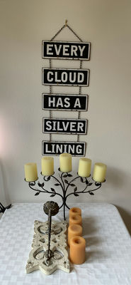 Candles, candle Holders And Wall Art - Image 1 of 5