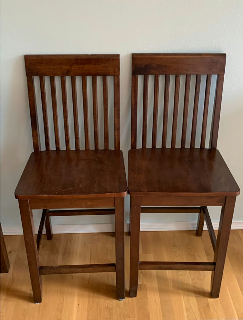 Pub Table With Two Chairs - image 6 of 8