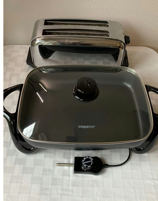 Presto Electric Skillet and Cuisinart Toaster - Image 1 of 4