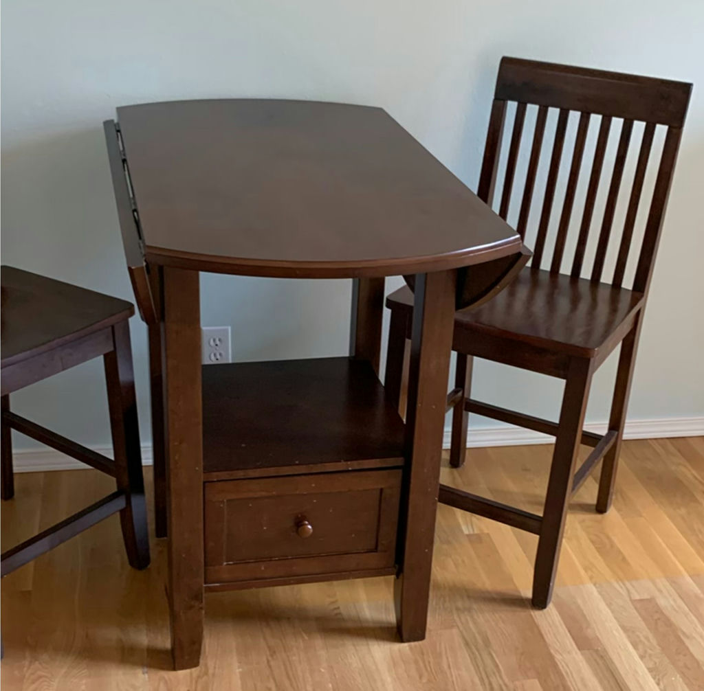 Pub Table With Two Chairs - image 3 of 8