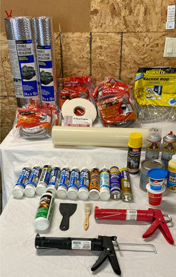 Caulking, sealants, insulation supplies and tools - Image 1 of 8