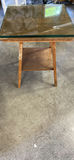 Small WoodTable With Glass Top - thumbnail 3 of 3