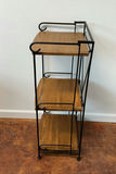 Small Metal And Wood Shelf And Table - thumbnail 2 of 7