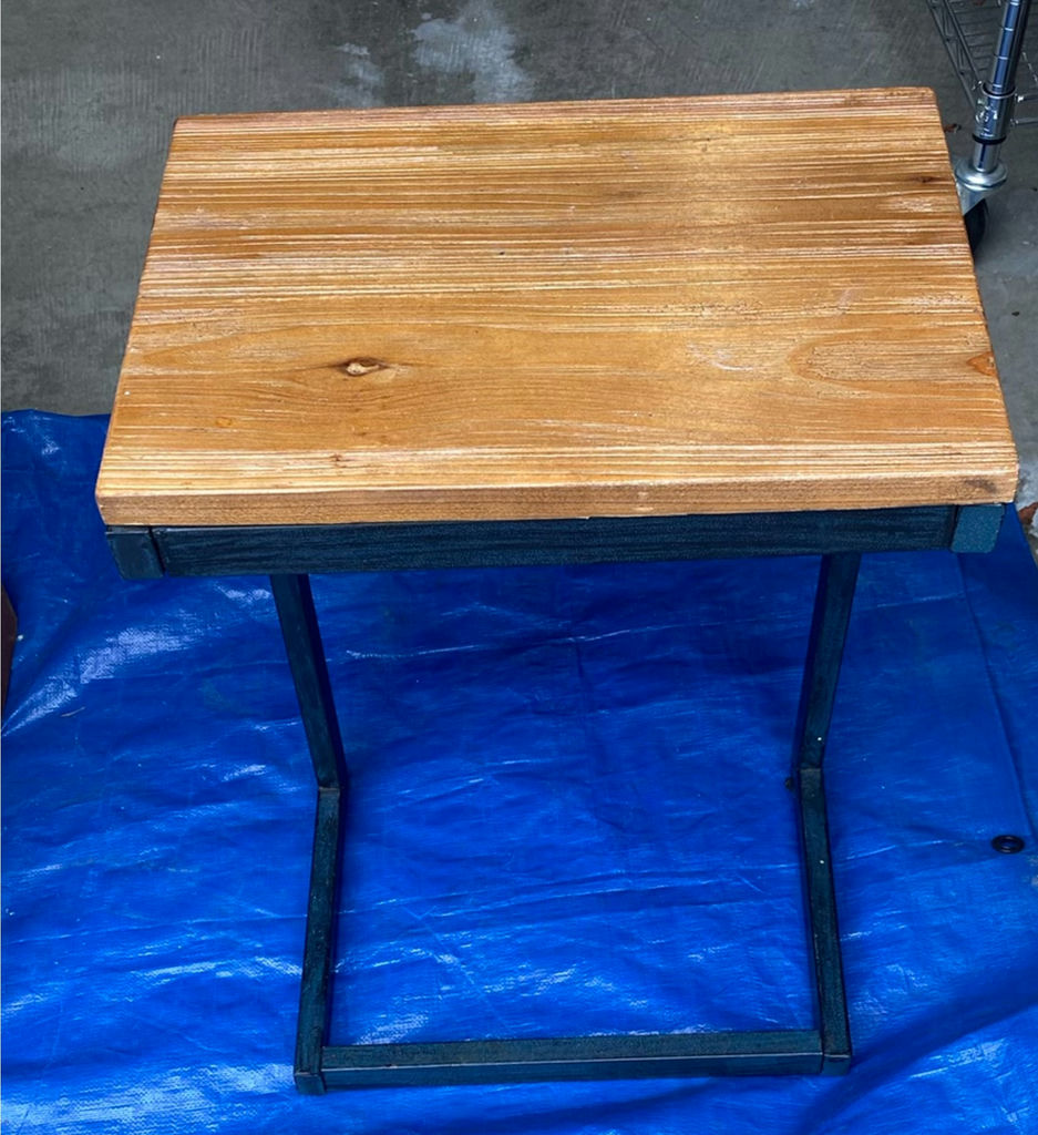 Cabinet With Pivoting Top and Small Table - image 6 of 7
