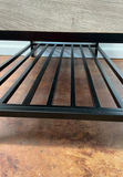 Small Metal And Composite Two Drawer Coffee Table - thumbnail 4 of 4