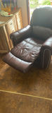 Burgundy Leather Lay-Z-Boy Recliner- Rocker - thumbnail 5 of 6
