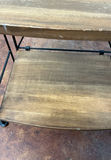 Small Metal And Wood Shelf And Table - thumbnail 5 of 7