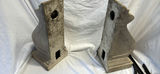 Assorted decorative home items: candlesticks, pedestals, brackets, and shell decor - thumbnail 5 of 9