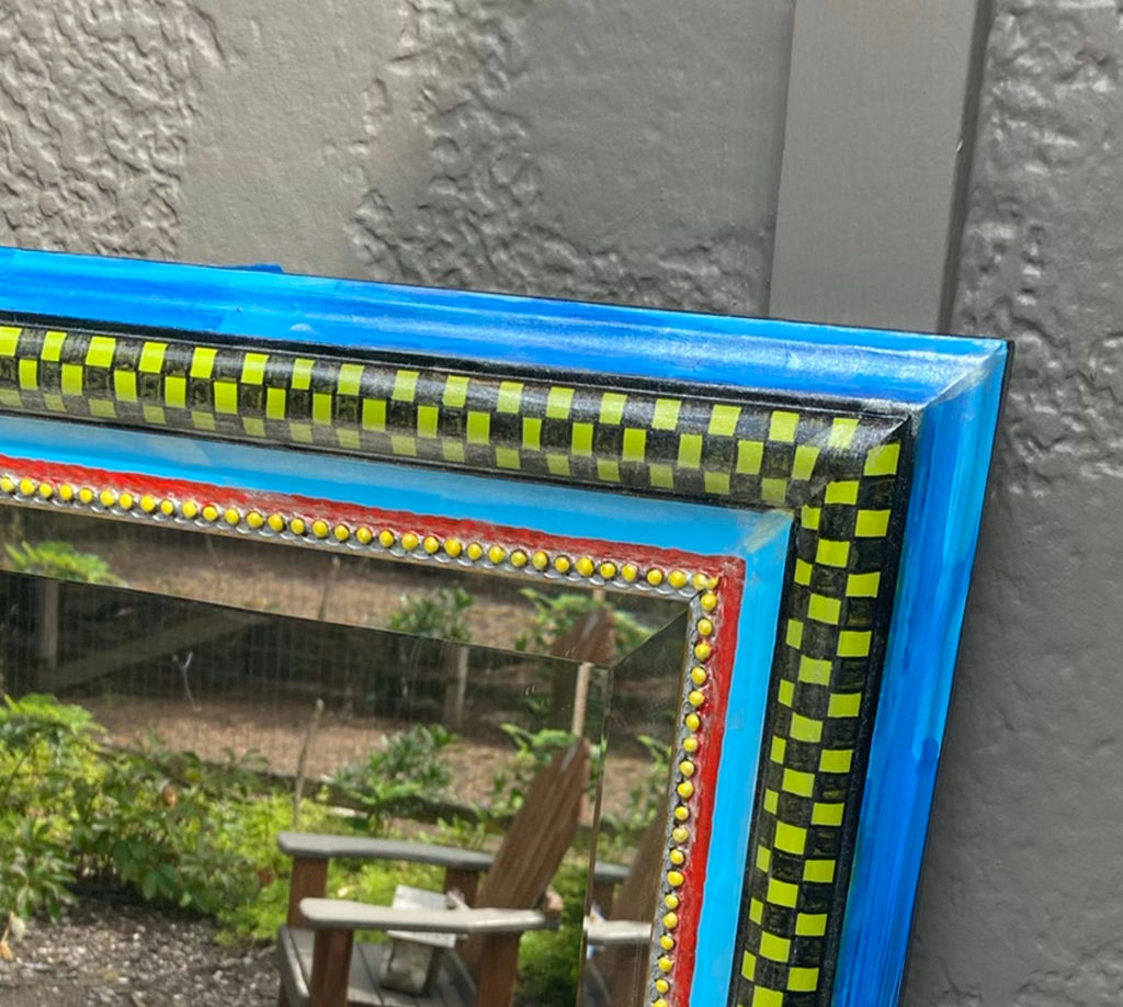 Hand Painted Mirror - image 2 of 6