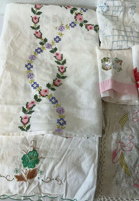 Vintage And New Linens - Image 1 of 3