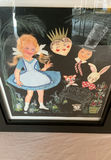 Vintage Leather Stool And Unique Original Art - thumbnail 5 of 7