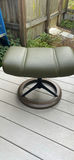 Dark Olive Ekornes Chair and Footrest - thumbnail 6 of 6