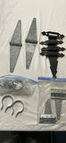 Assorted metal hardware parts and brackets - thumbnail 3 of 5