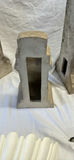 Assorted decorative home items: candlesticks, pedestals, brackets, and shell decor - thumbnail 7 of 9